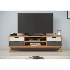 Lowboard - honigfarben - Kiefer massiv - 140 cm breit -Wohnzimmer Verkäufe 1335000600 04 1600Wx1600H