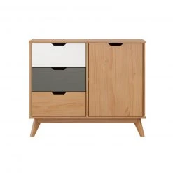 Kommode - honigfarben - Kiefer massiv - 96 cm breit -Wohnzimmer Verkäufe 1335000800 03 1600Wx1600H