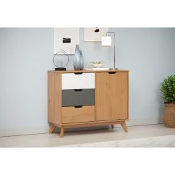 Kommode - honigfarben - Kiefer massiv - 96 cm breit -Wohnzimmer Verkäufe 1335000800 05 1600Wx1600H