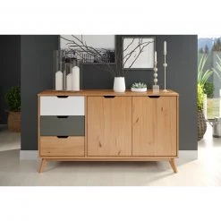 Sideboard - honigfarben - Kiefer massiv - 140 cm breit -Wohnzimmer Verkäufe 1335000900 04 1600Wx1600H