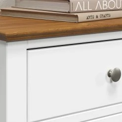 Kommode LISSABON - weiß-braun - teilmassiv - 110 cm -Wohnzimmer Verkäufe 1335001100 05 1600Wx1600H