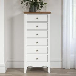 Kommode LISSABON - weiß-braun - teilmassiv - 110 cm -Wohnzimmer Verkäufe 1335001100 06 1600Wx1600H