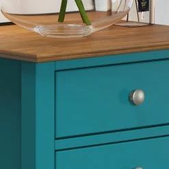 Kommode LISSABON - blau-braun - teilmassiv - 100 cm -Wohnzimmer Verkäufe 1335001201 05 1600Wx1600H