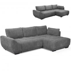 Ecksofa - stone - Liegefunktion