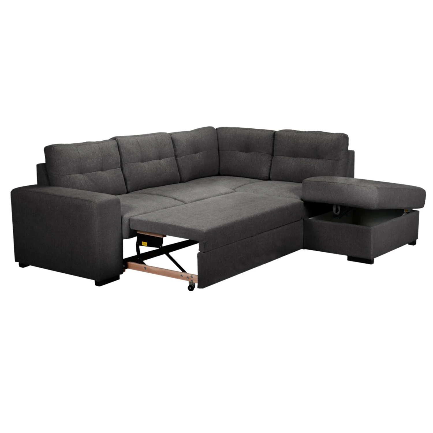 Ecksofa - mud - Ottomane rechts - Staukasten und Liegefunktion 3 Ecksofa - mud - Ottomane rechts - Staukasten und Liegefunktion – Bild 3