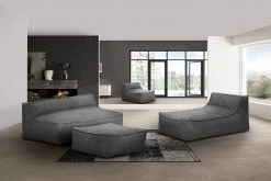 Hocker - dunkelgrau - Microfaser -Wohnzimmer Verkäufe 1336000601 03 1600Wx1600H