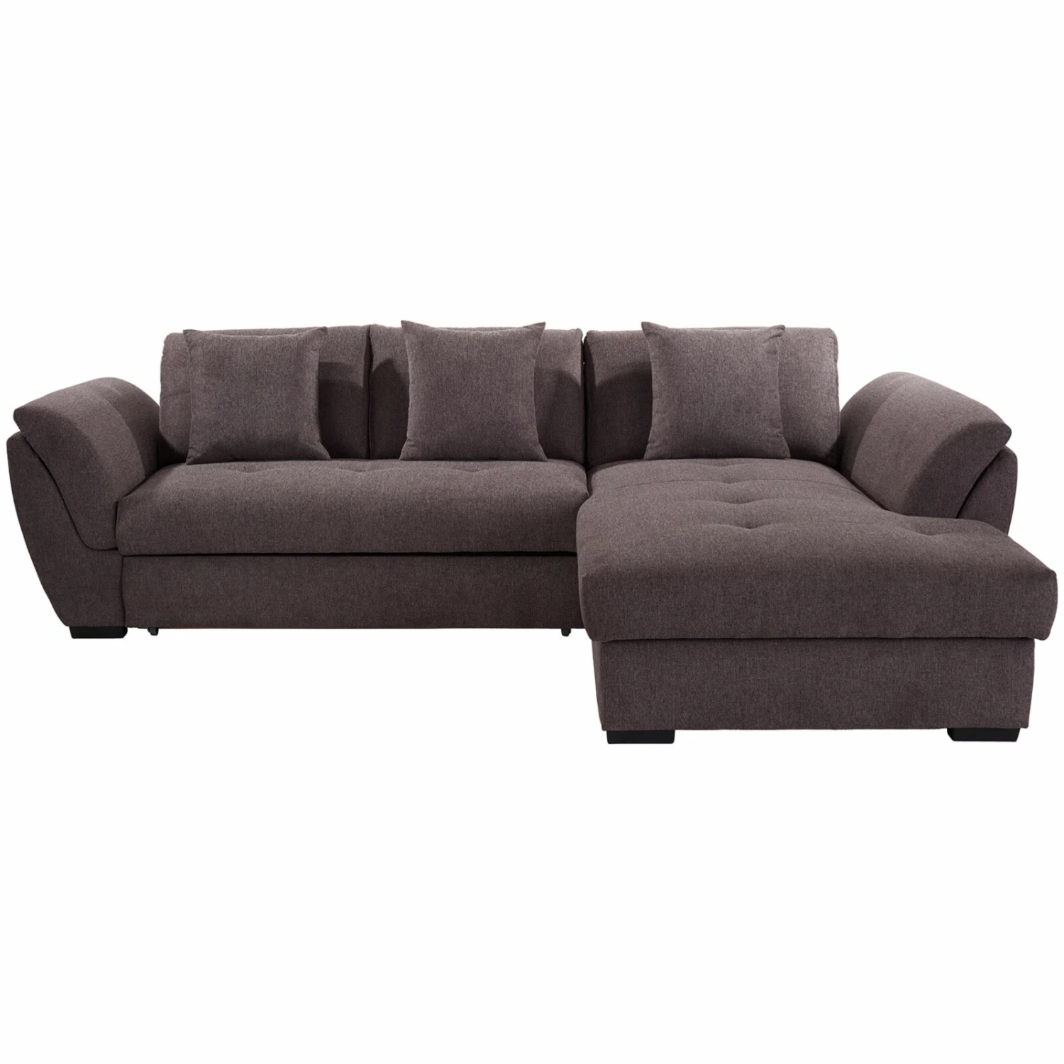 Ecksofa - grau-braun - Liegefunktion 5 Ecksofa - grau-braun - Liegefunktion – Bild 5