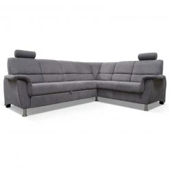 Ecksofa - grau - mit Kopfstützen - mit Funktionen - Ottomane rechts -Wohnzimmer Verkäufe 1337000701 03 1600Wx1600H