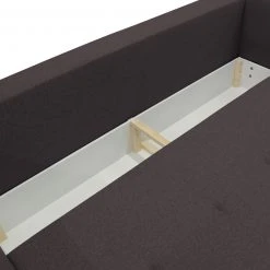 Schlafsofa - braun - Geflecht - mit Staukasten -Wohnzimmer Verkäufe 1341000103 05 1600Wx1600H