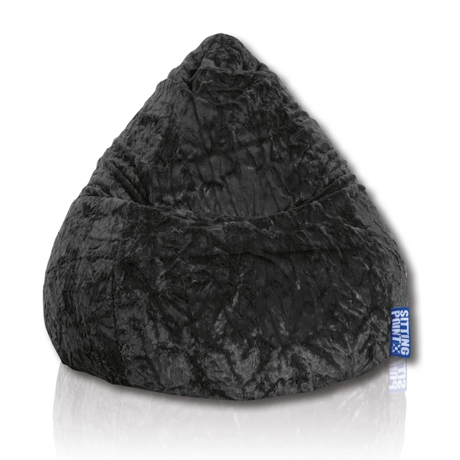 Sitzsack - schwarz - 110x70 cm 1 Sitzsack - schwarz - 110x70 cm