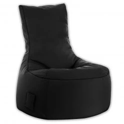 Sitzsack - schwarz - 95x90 cm