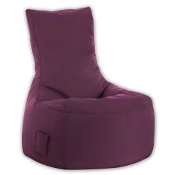Sitzsack - aubergine - 95x90 cm