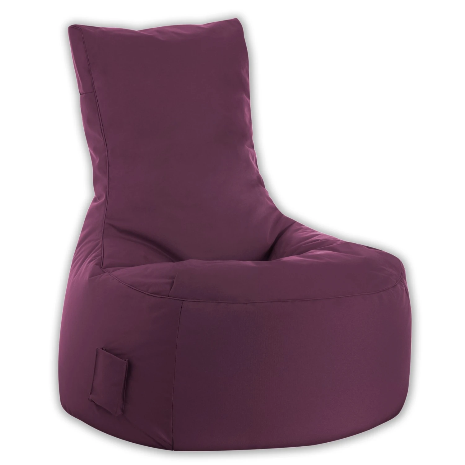 Sitzsack - aubergine - 95x90 cm 1 Sitzsack - aubergine - 95x90 cm