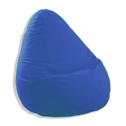 Sitzsack - blau - 70x110 cm