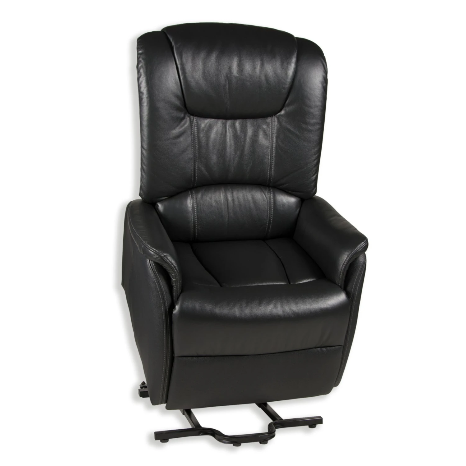 TV-Sessel - XXL - schwarz - Leder - mit Funktionen 3 TV-Sessel - XXL - schwarz - Leder - mit Funktionen – Bild 3