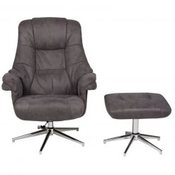 Relaxsessel - anthrazit - Microfaser - mit Hocker -Wohnzimmer Verkäufe 2354003300 03 1600Wx1600H