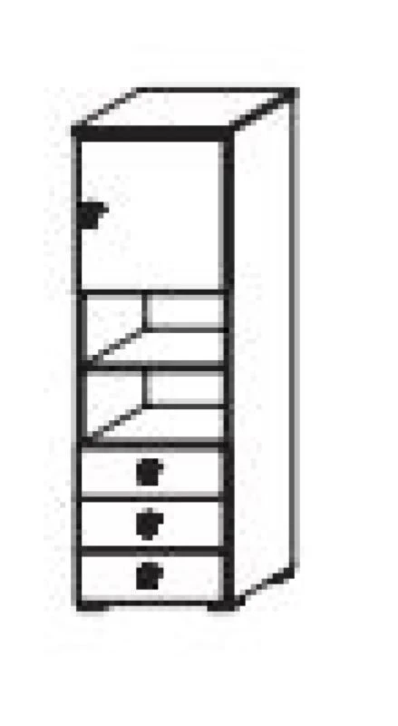 Regal - Alpinweiß-rosa - 47 cm 2 Regal - Alpinweiß-rosa - 47 cm – Bild 2