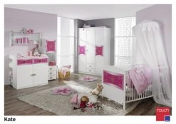 Regal - Alpinweiß-rosa - 47 cm