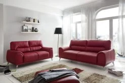 3-Sitzer Sofa - rot - Kunstleder -Wohnzimmer Verkäufe 9001225400 04 1600Wx1600H