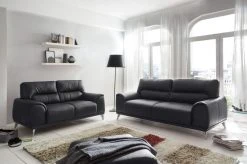 2-Sitzer Sofa - schwarz - Kunstleder -Wohnzimmer Verkäufe 9001225800 04 1600Wx1600H