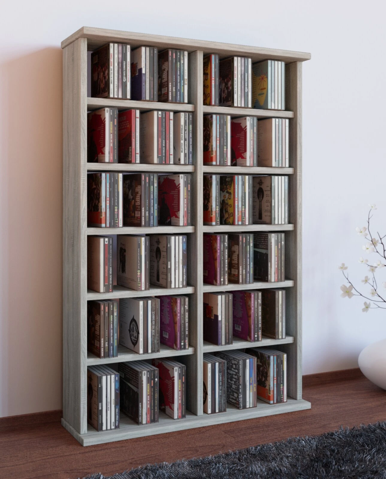 Regal RONUL - Sonoma Eiche - für 300 CDs 3 Regal RONUL - Sonoma Eiche - für 300 CDs – Bild 3