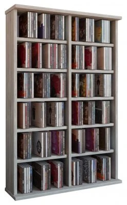 Regal RONUL - Sonoma Eiche - für 300 CDs