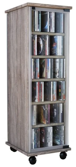 CD-Regal - Sonoma Eiche - 31 cm breit - für 300 CDs -Wohnzimmer Verkäufe 9001549600 09 1600Wx1600H