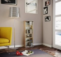 CD-Regal - Sonoma Eiche - 31 cm breit - für 150 CDs -Wohnzimmer Verkäufe 9001553500 03 1600Wx1600H