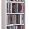 CD-Regal - weiß - 31 cm breit - für 150 CDs