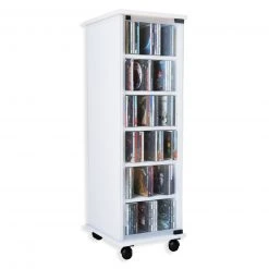 CD-Regal - weiß - 31 cm breit - für 300 CDs