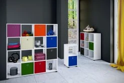 Regal BENAS 4x4 - weiß - 123 cm hoch -Wohnzimmer Verkäufe 9001636400 04 1600Wx1600H