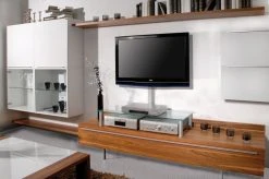 TV-Aufsatz - silber - Klarglas - 105 cm breit -Wohnzimmer Verkäufe 9001647600 02 1600Wx1600H