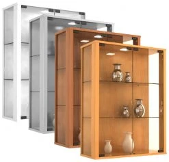 Hängevitrine UDINA - weiß - ohne Beleuchtung -Wohnzimmer Verkäufe 9001652700 03 1600Wx1600H