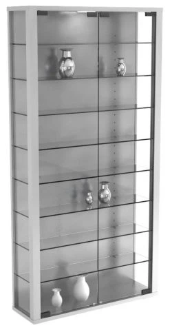 Vitrine VITROSA MAXI - silber - ohne Beleuchtung -Wohnzimmer Verkäufe 9001654100 09 1600Wx1600H