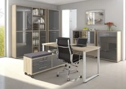 Kommode SET+ - Eiche natur - grau - 117 cm -Wohnzimmer Verkäufe 9001770200 03 1600Wx1600H