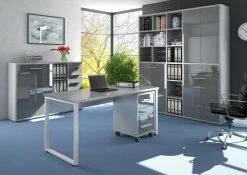 Sideboard-Kombination SET+ - platingrau - Grauglas - 156 cm -Wohnzimmer Verkäufe 9001770900 03 1600Wx1600H