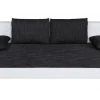 Boxspringsofa - weiß-schwarz - Dauerschläfer