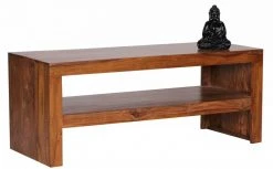 Couchtisch - braun gebeizt - Sheesham massiv - 110 cm breit