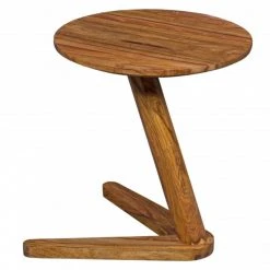 Beistelltisch - rund - braun gebeizt - Sheesham massiv - 45 cm breit -Wohnzimmer Verkäufe 9002272100 03 1600Wx1600H