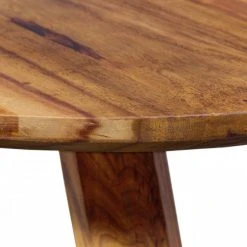 Beistelltisch - rund - braun gebeizt - Sheesham massiv - 45 cm breit -Wohnzimmer Verkäufe 9002272100 04 1600Wx1600H