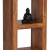 Standregal - braun gebeizt - Sheesham massiv - 88 cm hoch
