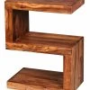 Beistelltisch - Sheesham massiv - 60 cm hoch