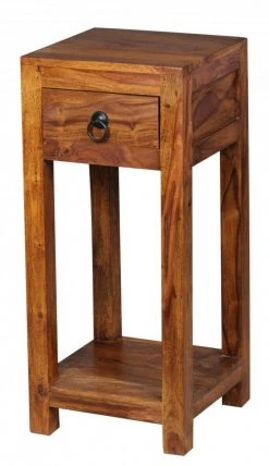 Telefontisch - Sheesham massiv gebeizt - mit Schublade -Wohnzimmer Verkäufe 9002276200 03 1600Wx1600H