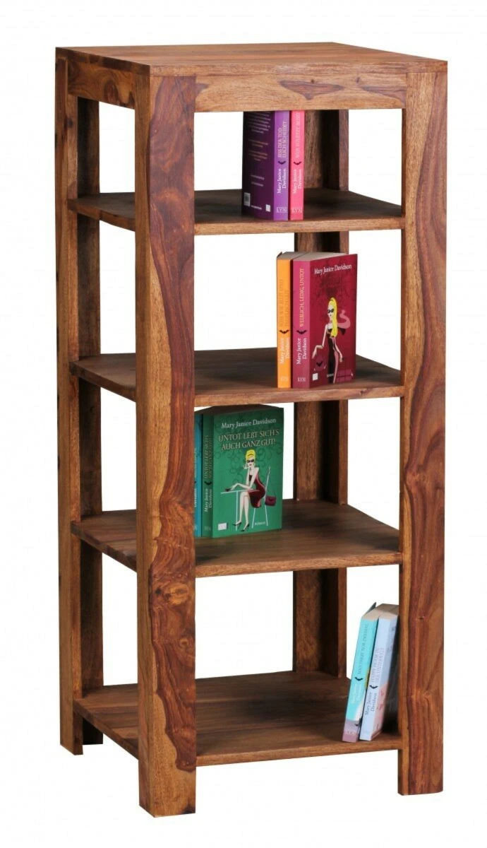 Standregal - Sheesham massiv - 4 Böden 2 Standregal - Sheesham massiv - 4 Böden – Bild 2