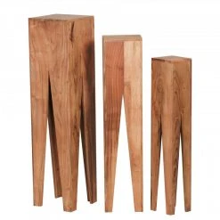 3er-Set Beistelltische - Akazie massiv - klar lackiert 7 3er-Set Beistelltische - Akazie massiv - klar lackiert -Wohnzimmer Verkäufe 9002277900 04 1600Wx1600H