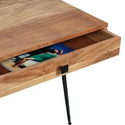 Couchtisch - Akazie massiv - 2 Schubkästen 7 Couchtisch - Akazie massiv - 2 Schubkästen -Wohnzimmer Verkäufe 9002294300 04 1600Wx1600H