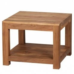 Couchtisch - klar lackiert - Akazie massiv -Wohnzimmer Verkäufe 9002295400 04 1600Wx1600H