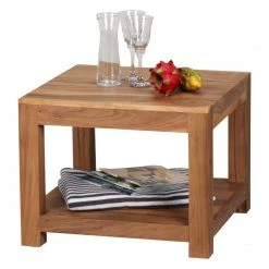 Couchtisch - klar lackiert - Akazie massiv