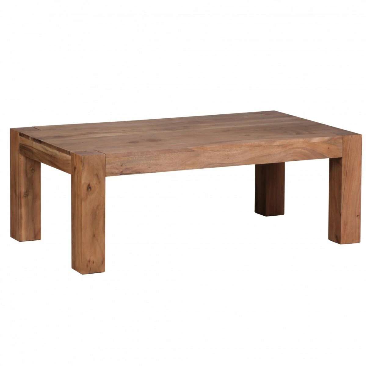 Couchtisch - Akazie massiv lackiert - 110x60 cm 2 Couchtisch - Akazie massiv lackiert - 110x60 cm – Bild 2