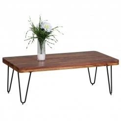 Couchtisch - Sheesham massiv gebeizt